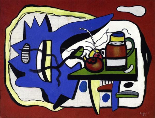 Composition With Vase by Fernand Léger