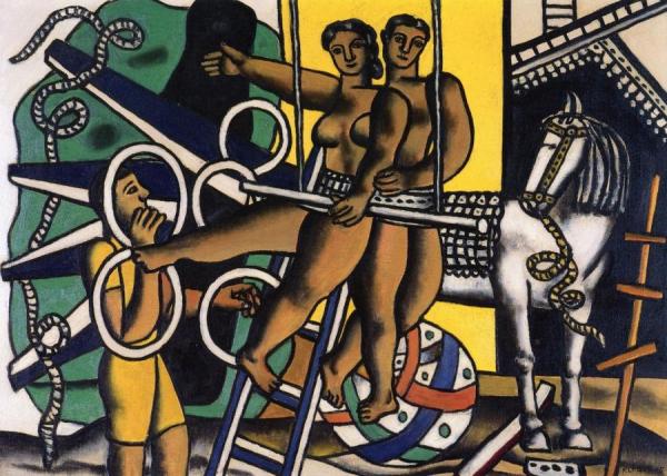 Composition With White Horse by Fernand Léger