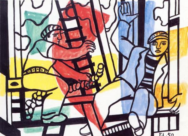 Construction Workers by Fernand Léger