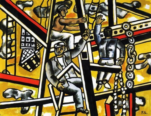 Construction Workers by Fernand Léger