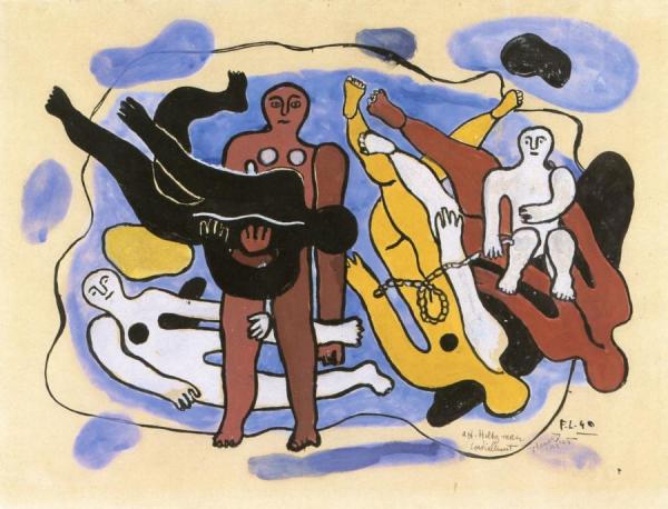 Divers by Fernand Léger