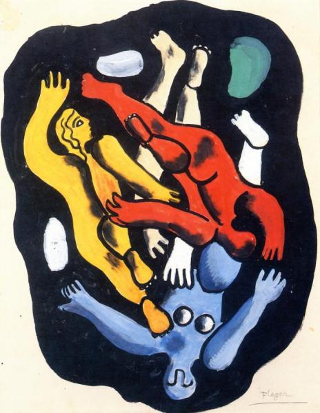 Divers by Fernand Léger