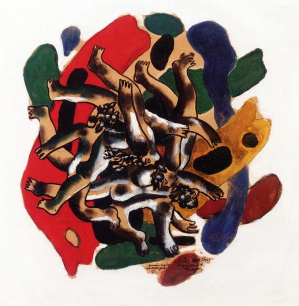 Divers (study) by Fernand Léger