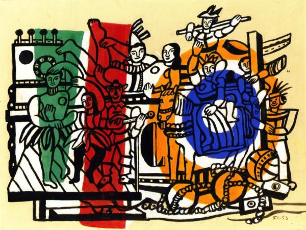 Etude Pour La Grande Parade, 1953 by Fernand Léger