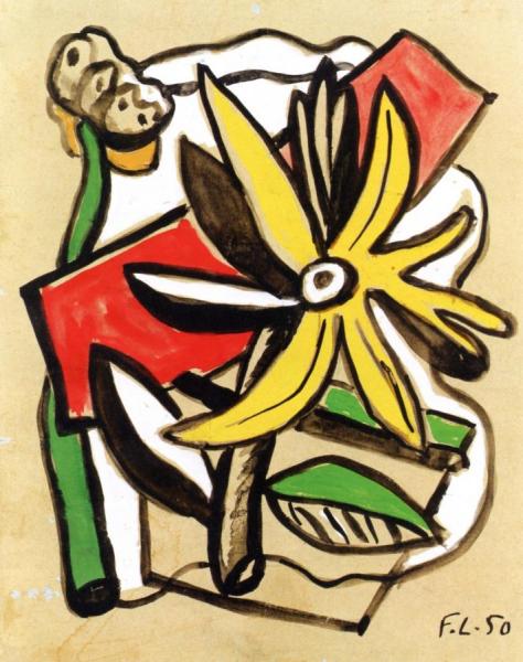 Flower by Fernand Léger