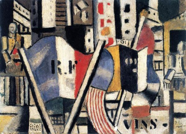 July 14th, 1918 At Vernon by Fernand Léger