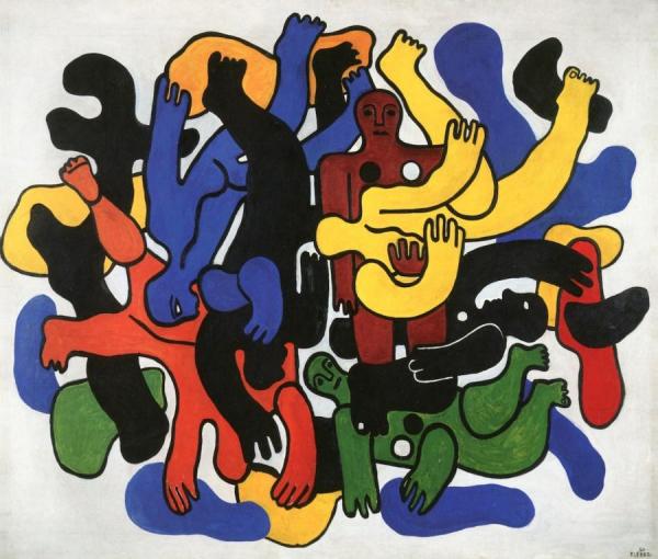 Fernand Léger Large Black Divers