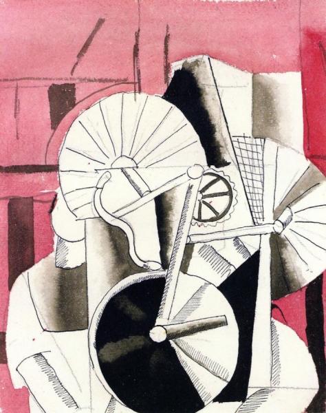 Man And Discs by Fernand Léger