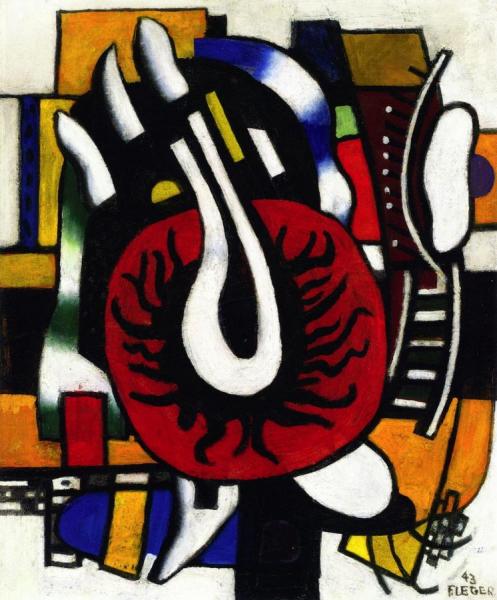Red Disc by Fernand Léger