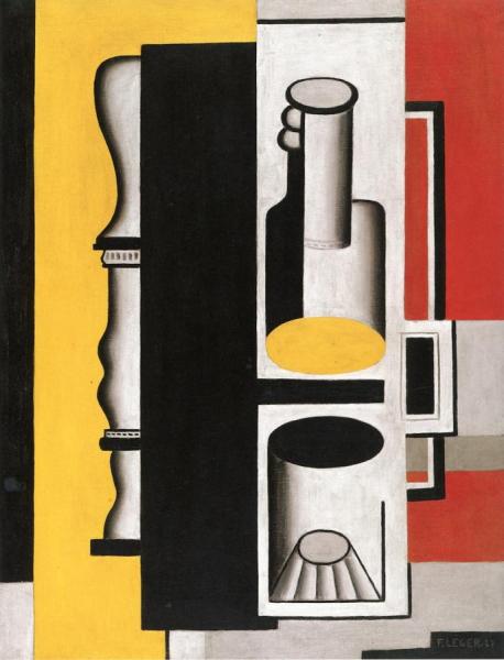 Still Life With Bottle by Fernand Léger