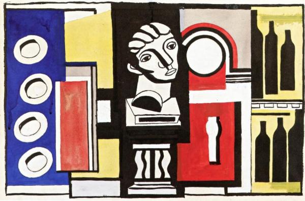 Still Life With Bust by Fernand Léger