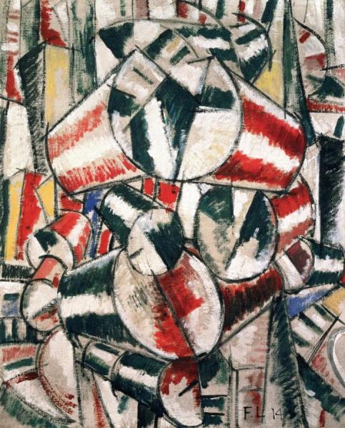 Still Life With Colored Cylinders by Fernand Léger