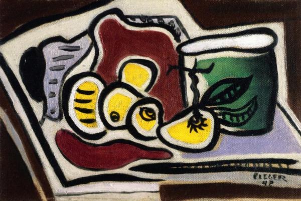 Still Life With Fruit by Fernand Léger
