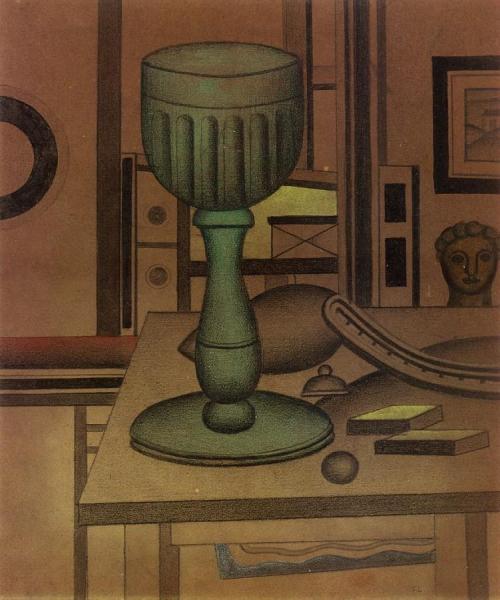 Still Life With Glass by Fernand Léger