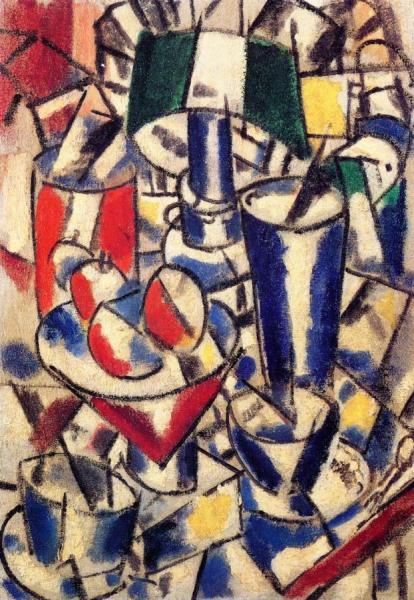 Still Life With Lamp by Fernand Léger