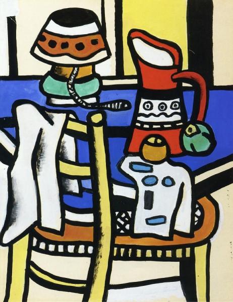 Still Life With Lamp by Fernand Léger Oil Painting Reproductions