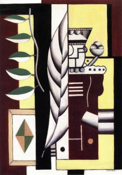 Still Life With Playing Card King by Fernand Léger