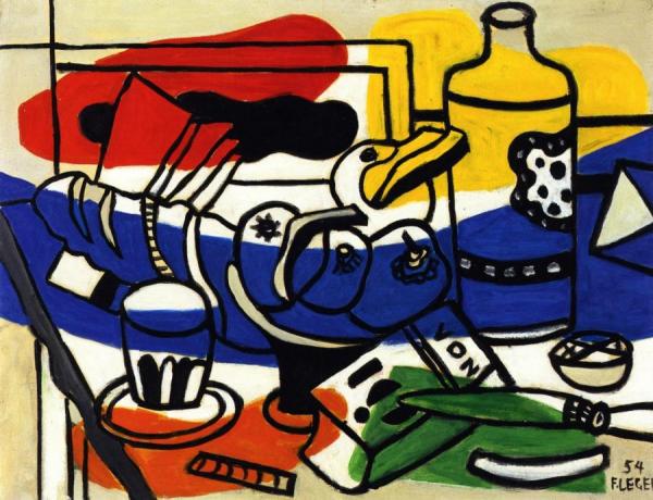 Still Life With Three Fruit by Fernand Léger Oil Painting Reproductions