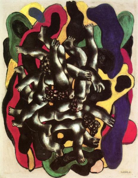 Study For Divers by Fernand Léger