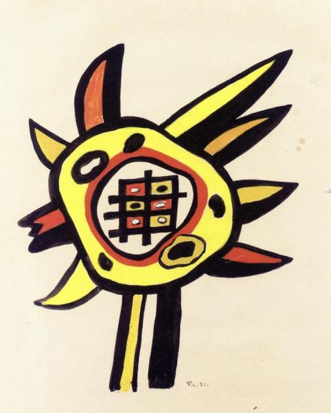 Sunflower by Fernand Léger