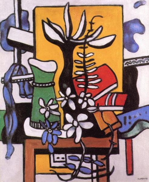 The Black Flower by Fernand Léger