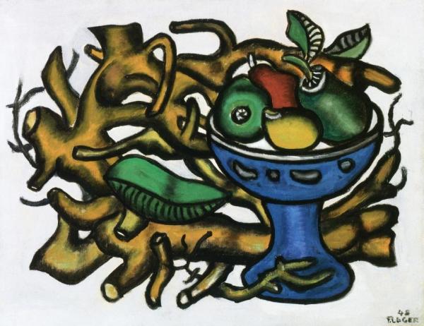 The Blue Fruit Bowl by Fernand Léger