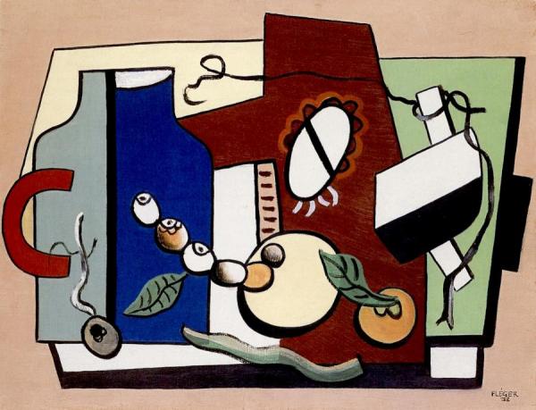 The Blue Vase by Fernand Léger