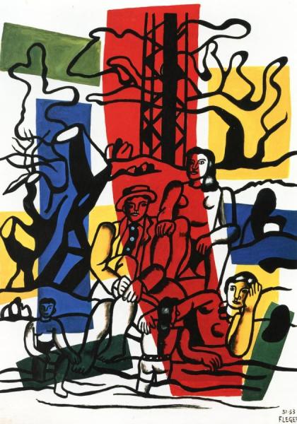 The Country Outing by Fernand Léger