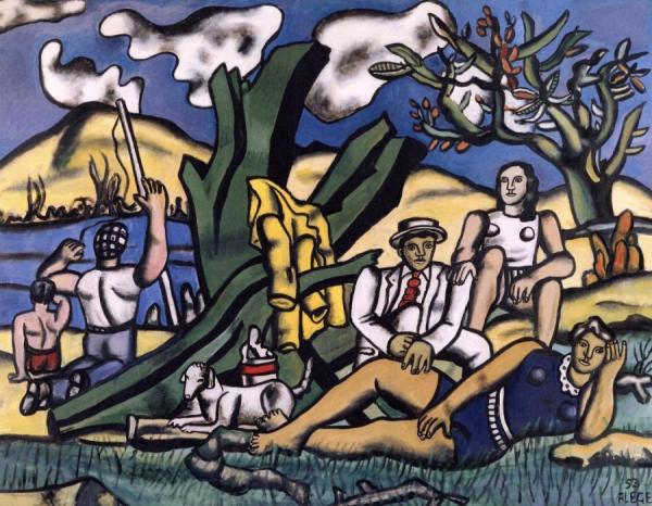 The Country Outing by Fernand Léger