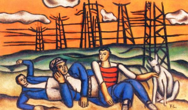 The Crew Resting by Fernand Léger