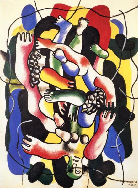 The Divers (study) by Fernand Léger