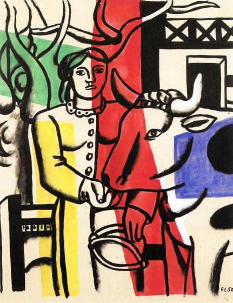 The Farmer by Fernand Léger