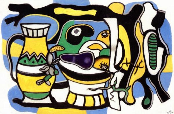 The Fruit Dish by Fernand Léger