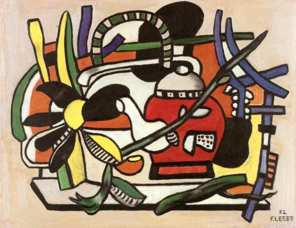 The Red Teapot by Fernand Léger