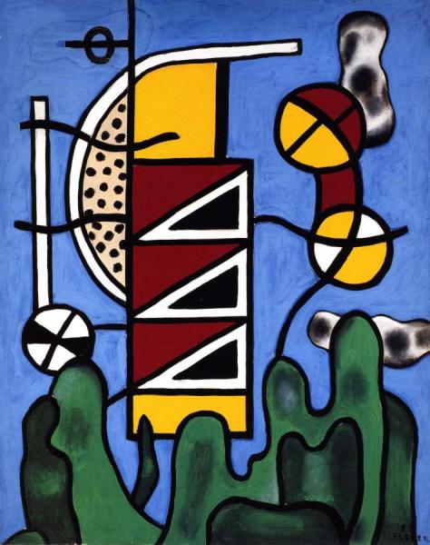 The Signal In A Landscape by Fernand Léger