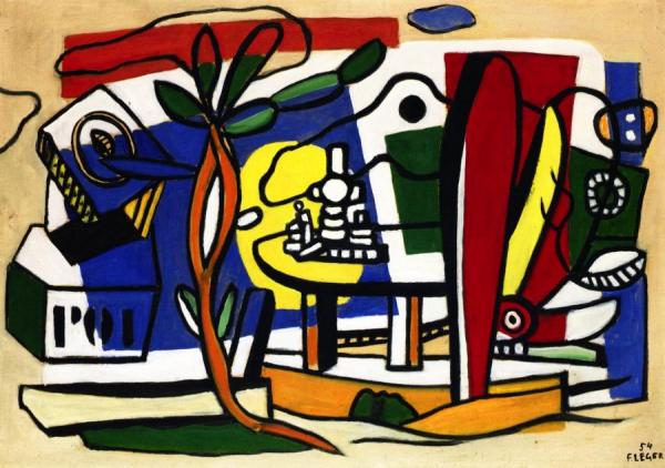 The Table In The Garden by Fernand Léger