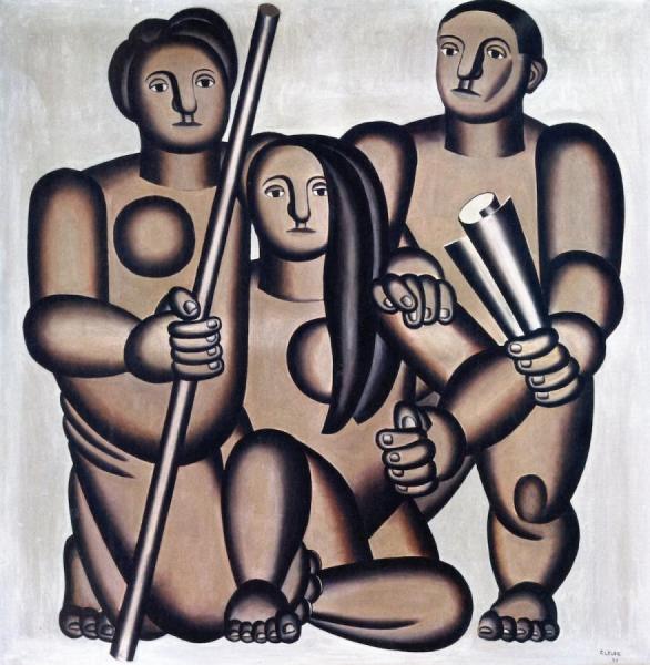 Three Figures by Fernand Léger