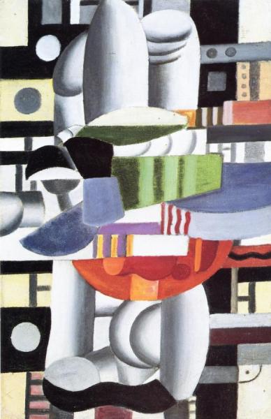 Three Women At A Red Table by Fernand Léger