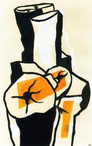 Tree Trunks by Fernand Léger