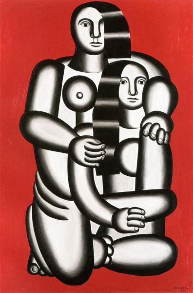 Two Figures by Fernand Léger