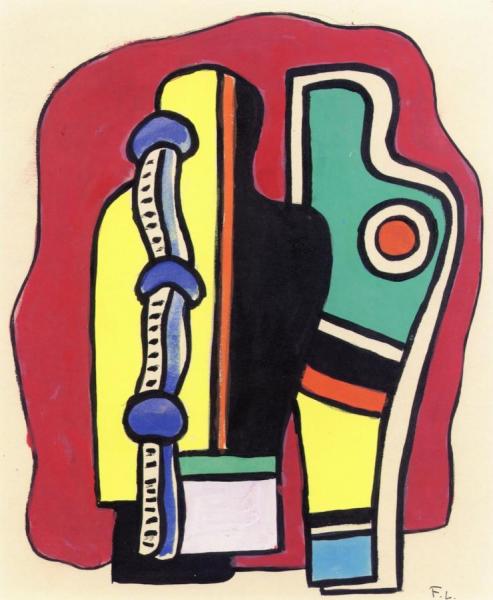 Two Mannequins by Fernand Léger
