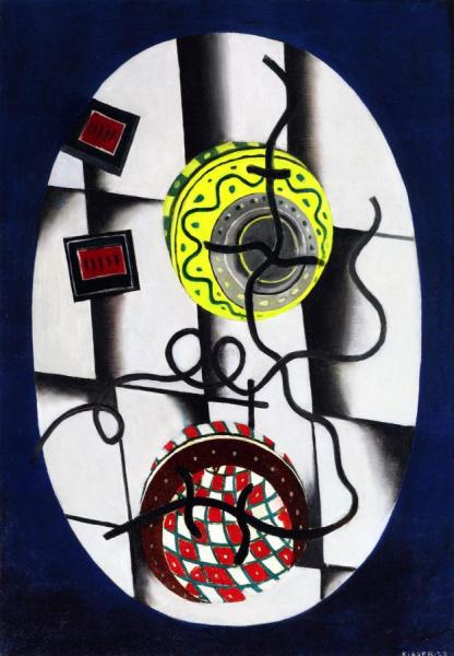 Two Spheres Of Color by Fernand Léger