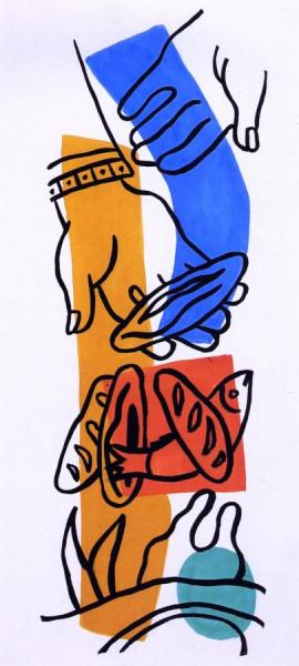 Vitraux Courfaivre by Fernand Léger