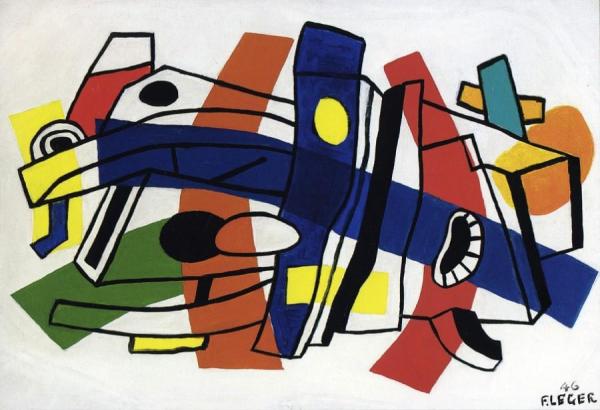 Wall Composition by Fernand Léger