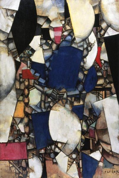 Woman In Blue by Fernand Léger