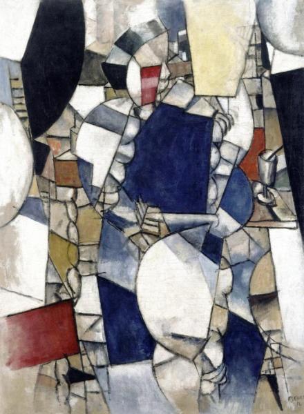 Woman In Blue (study) by Fernand Léger