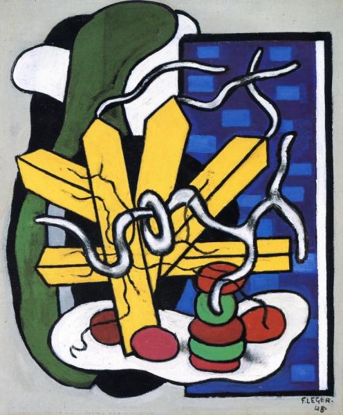 Yellow Tags by Fernand Léger