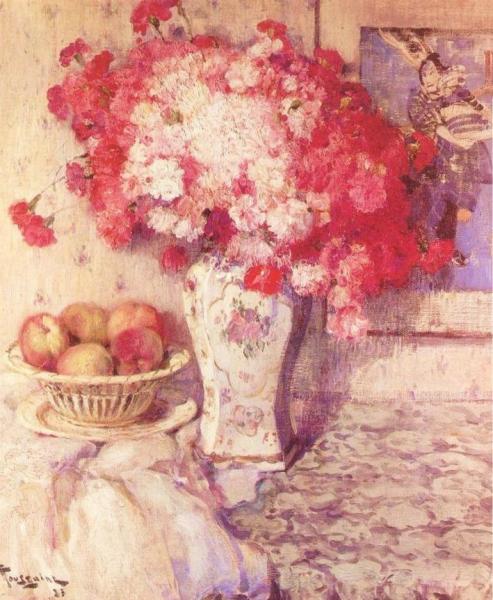 Carnations by Fernand Toussaint