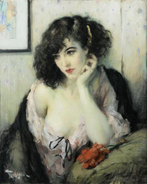 Contemplation by Fernand Toussaint