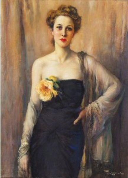 Elegant Lady by Fernand Toussaint